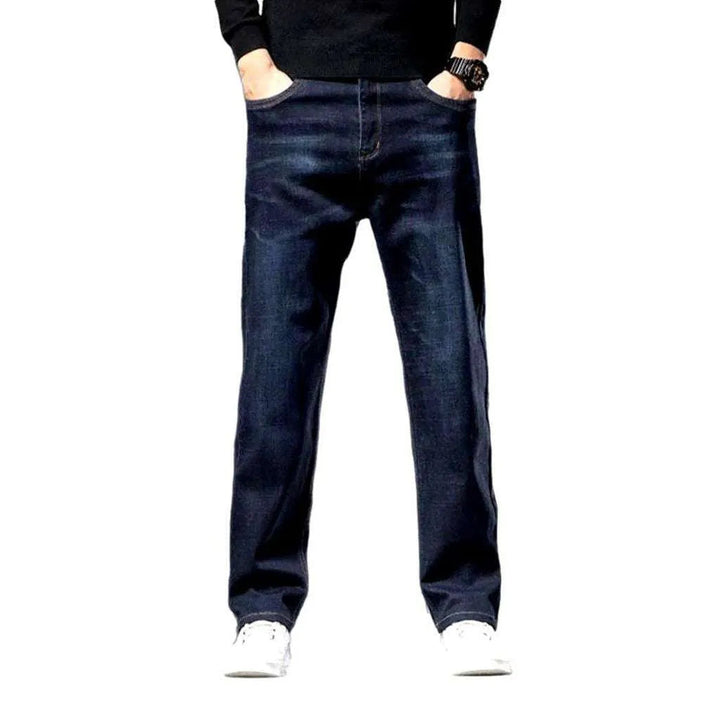 Business casual stretch men's jeans