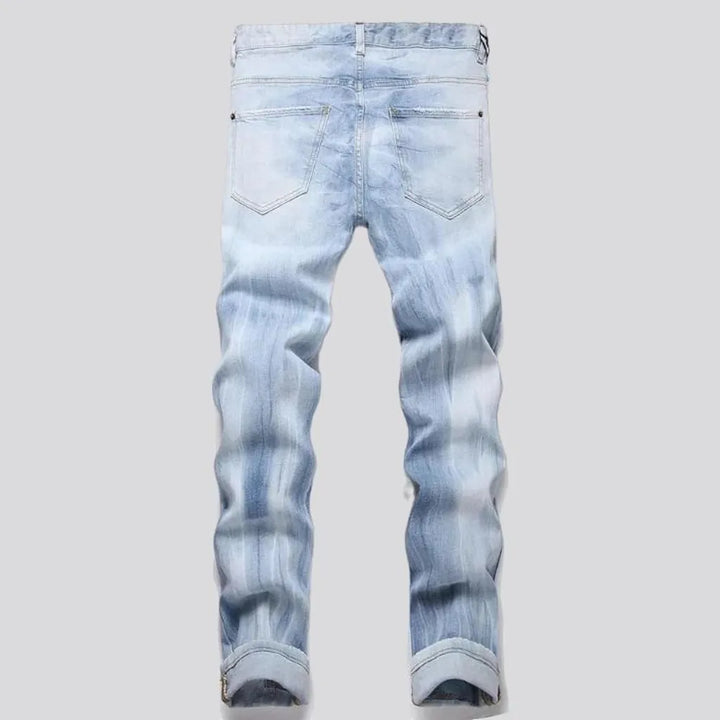 Men's cloud-wash jeans