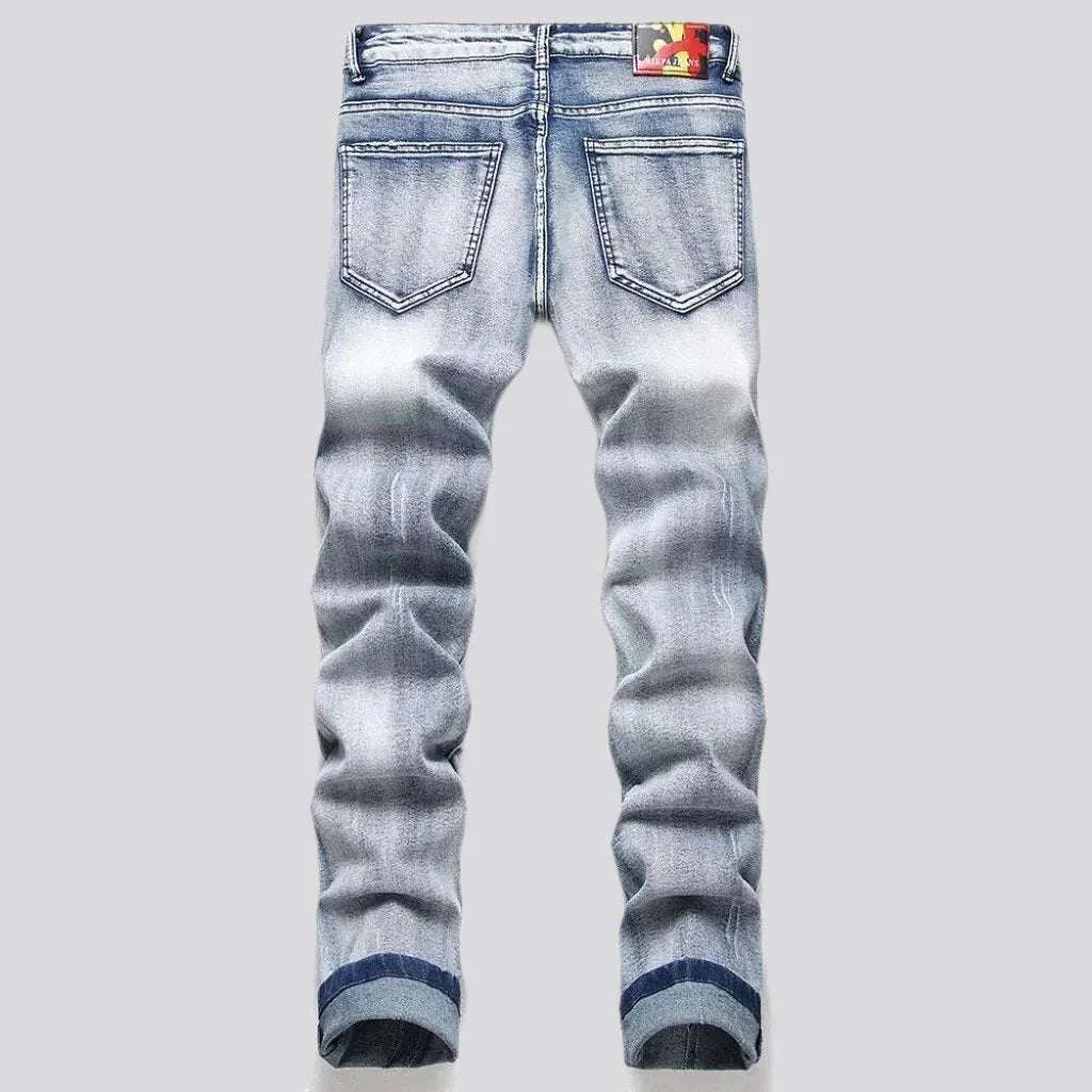 Ripped men's y2k jeans