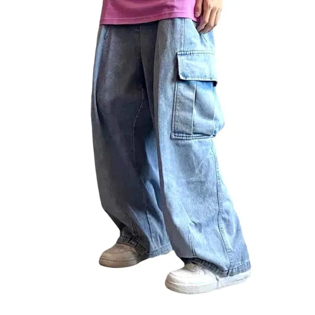 Cargo men's baggy jeans
