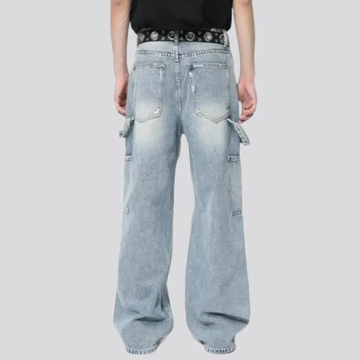 Carpenter-loops men's jeans