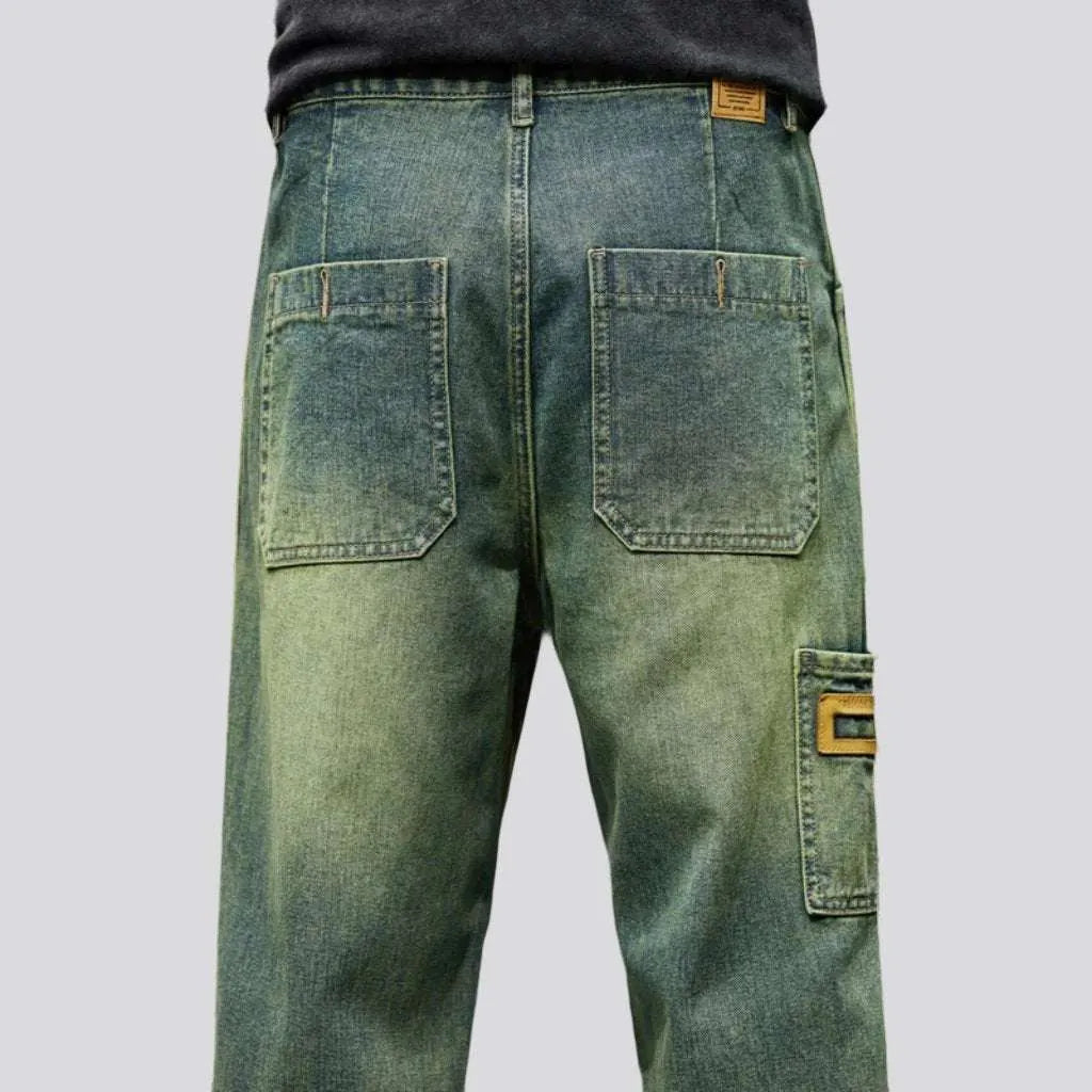 Baggy street jeans
 for men