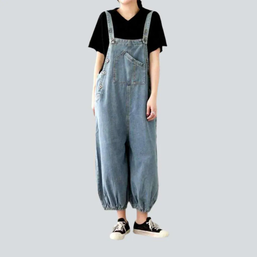 Classic 90s Baggy Denim Dungaree for Women | Jeans4you.shop