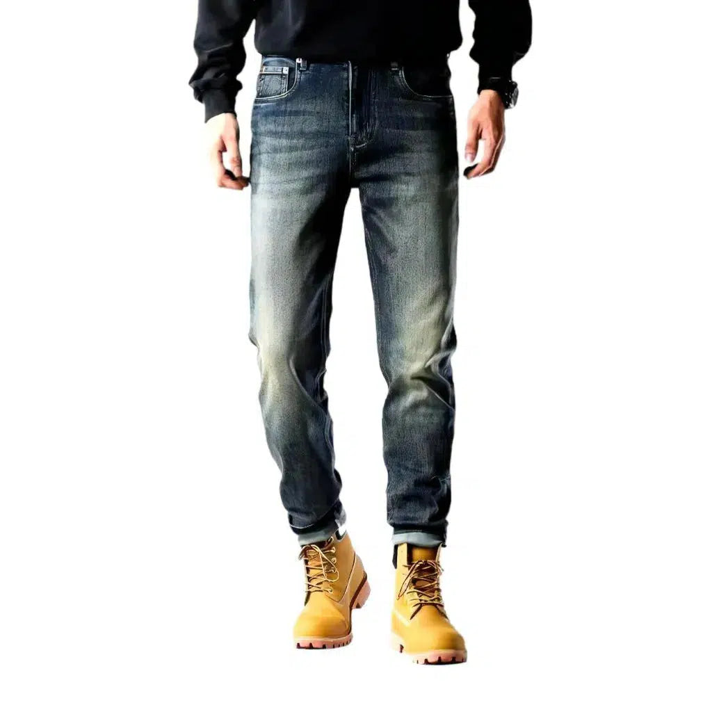Classic men's tapered jeans