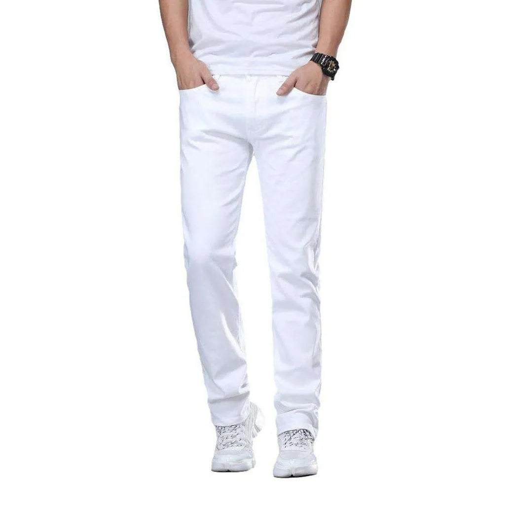 Classic straight jeans for men