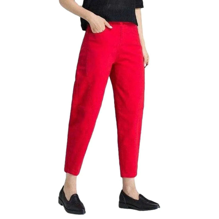Color mom fit jeans