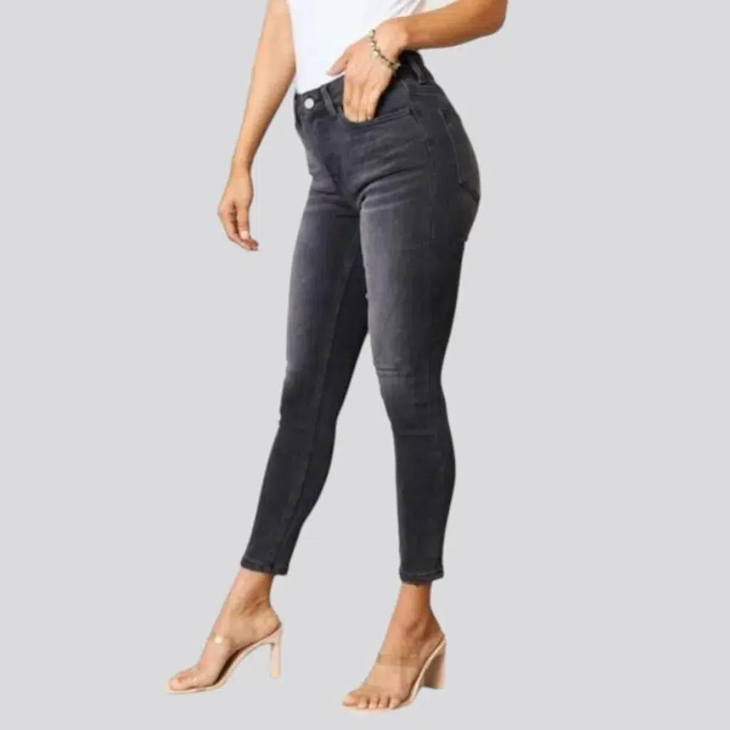 Vintage ankle-length jeans
 for women