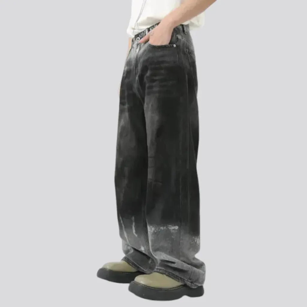 Vintage baggy two tone men's jeans