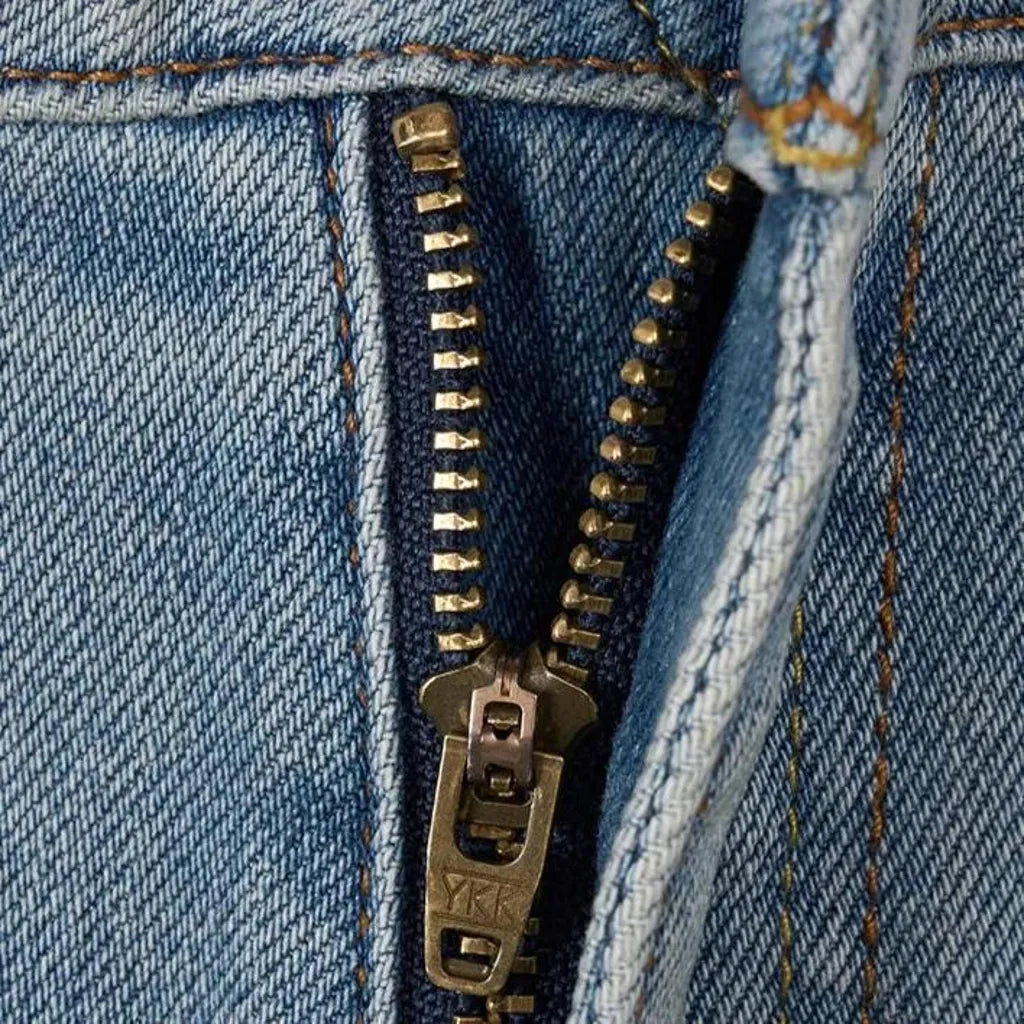 High-waist men's heavyweight jeans