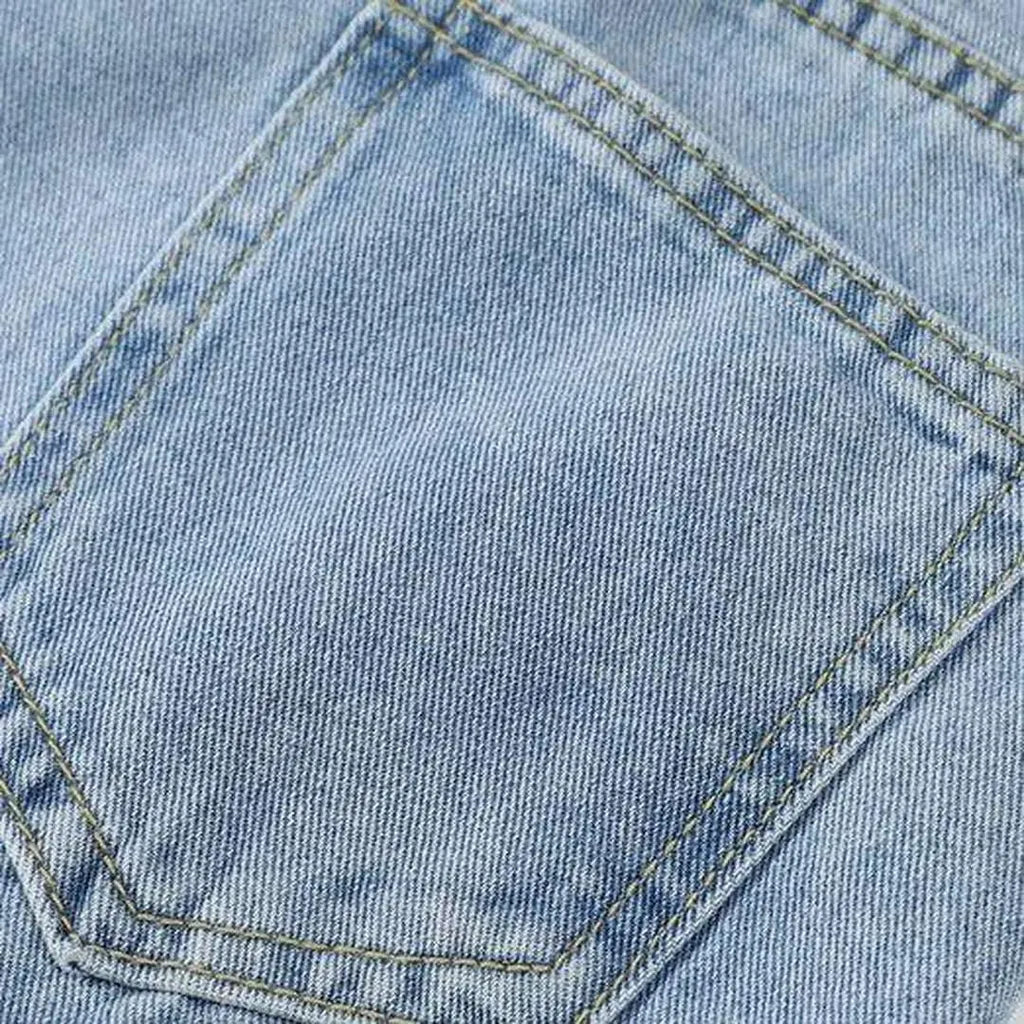 Detachable leg women's baggy jeans