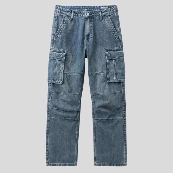 Light sanded men's jeans