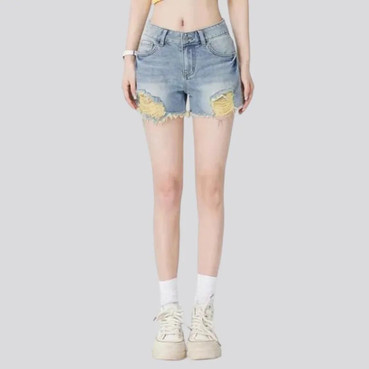 Vintage y2k denim shorts
 for women