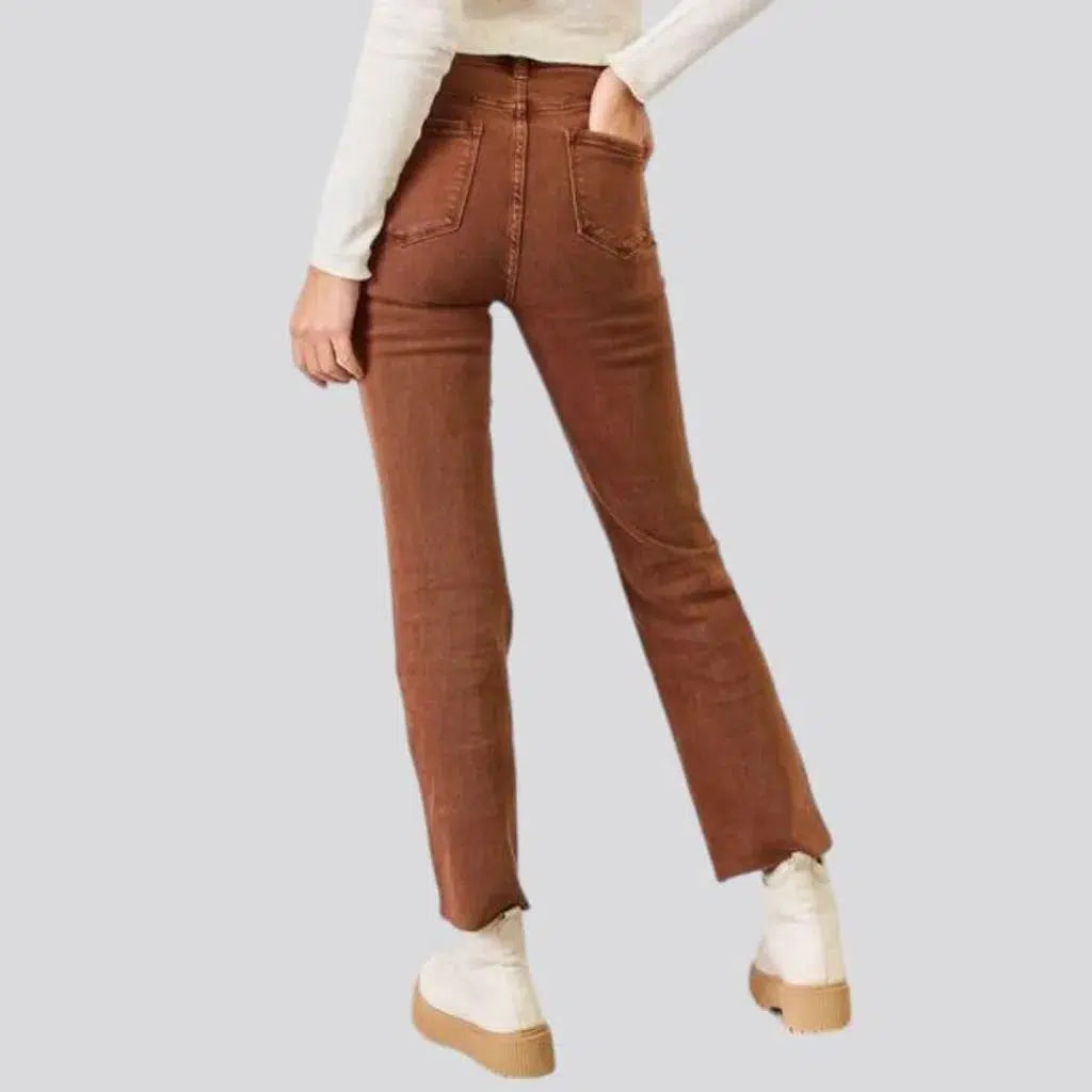 Straight vintage jeans
 for women