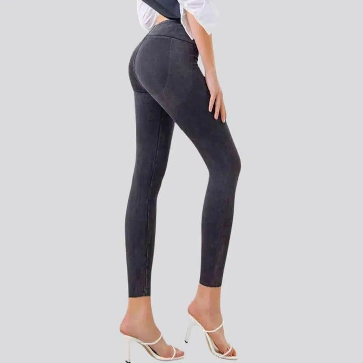 Ankle-length skinny jeans leggings
 for women