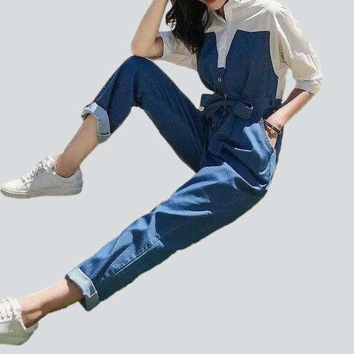 Fashionable jeans overall for women