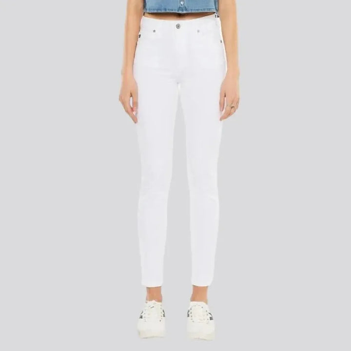 Women's white jeans