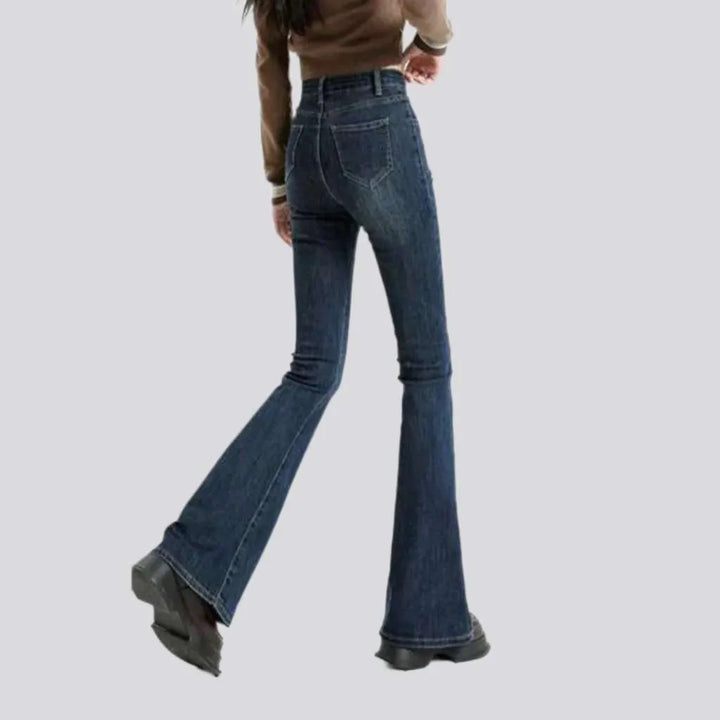 Bootcut women's street jeans