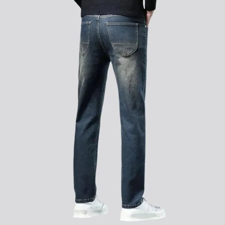 Sleek slim fit retro men's jeans