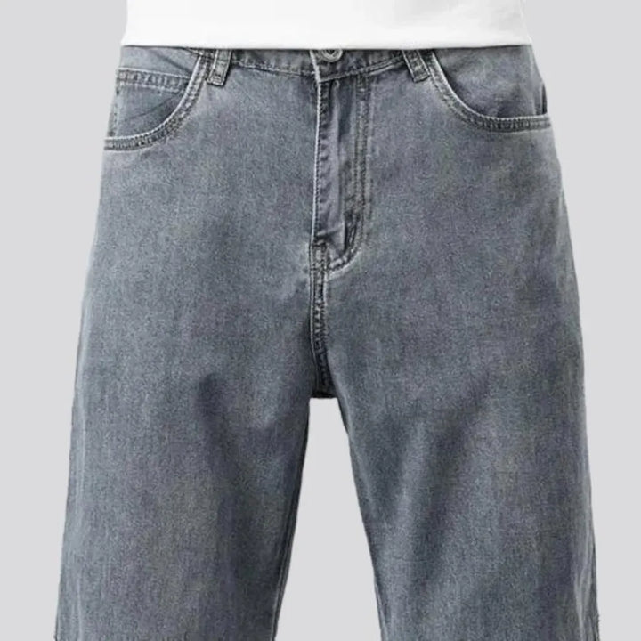 Lyocell high-waist jeans
 for men