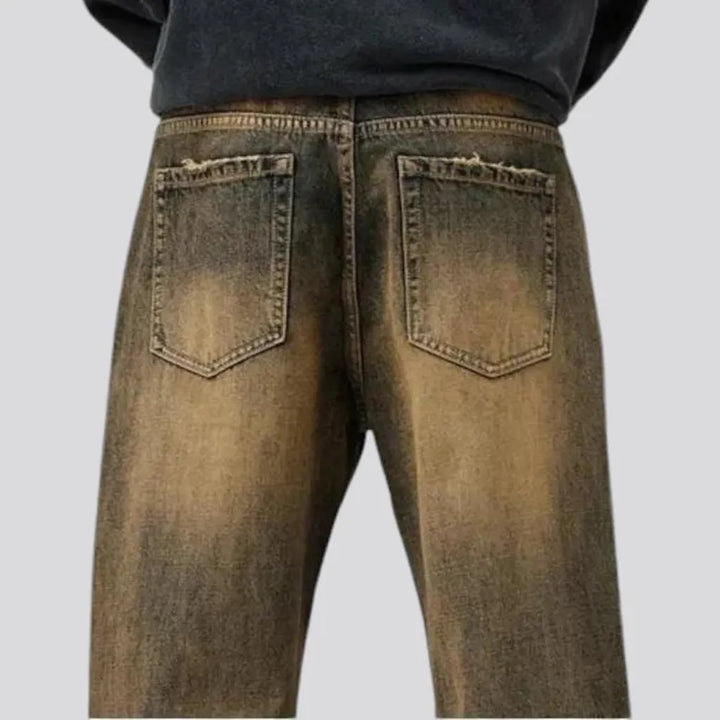 Slouchy fit jeans for men