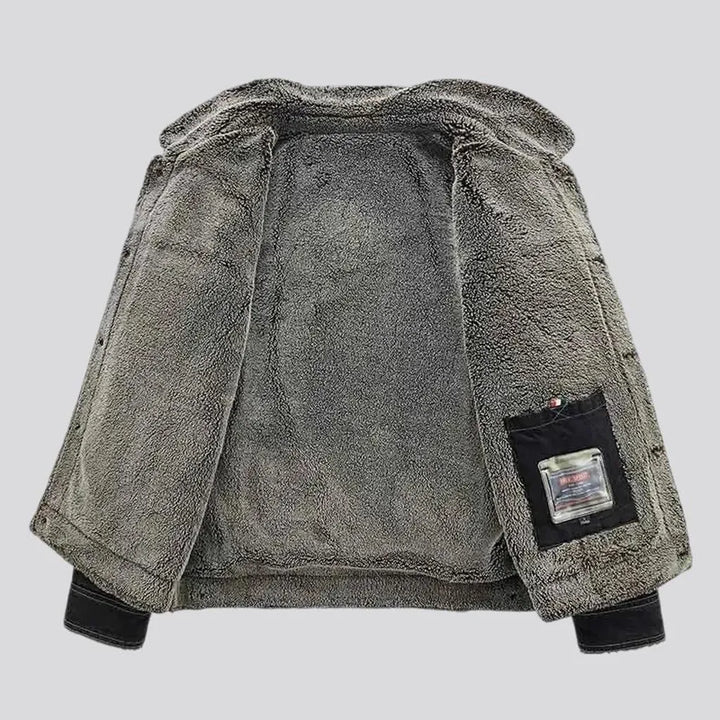 Classic men's denim jacket