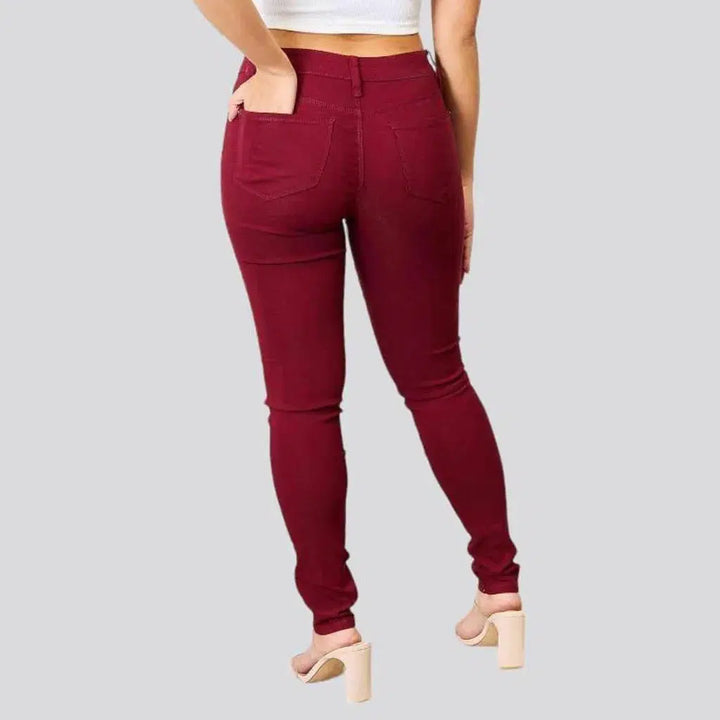 Skinny women's y2k jeans