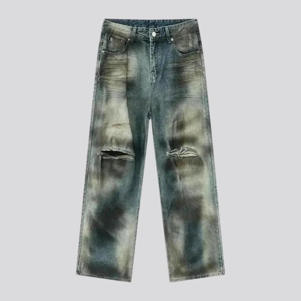 Distressed Baggy Boho Men's Jeans | Jeans4you.shop