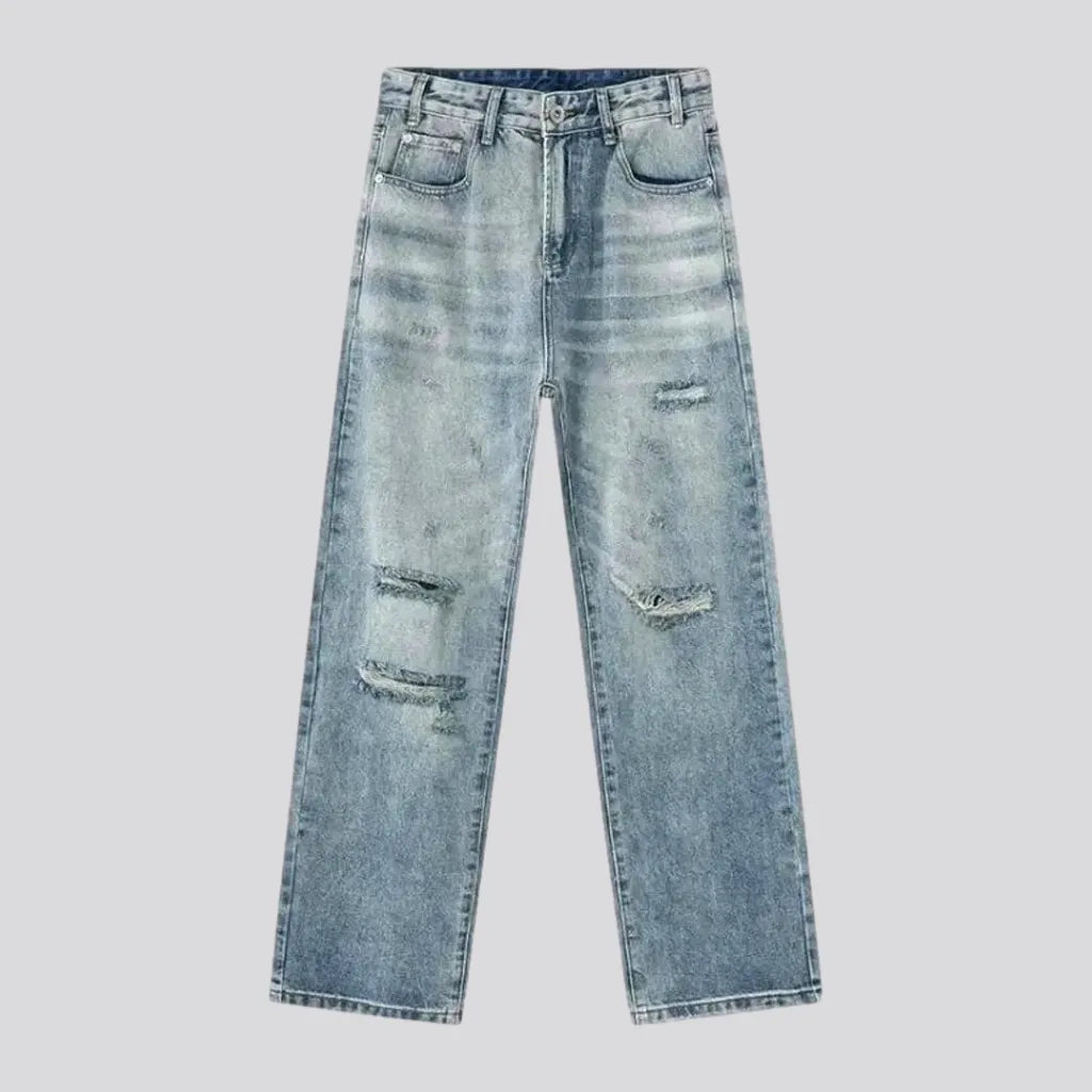 Distressed Baggy Fit Men's Jeans | Jeans4you.shop