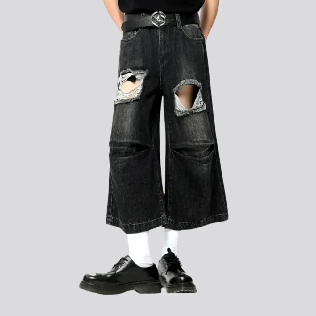 Distressed Baggy Fit Men's Jeans Shorts | Jeans4you.shop