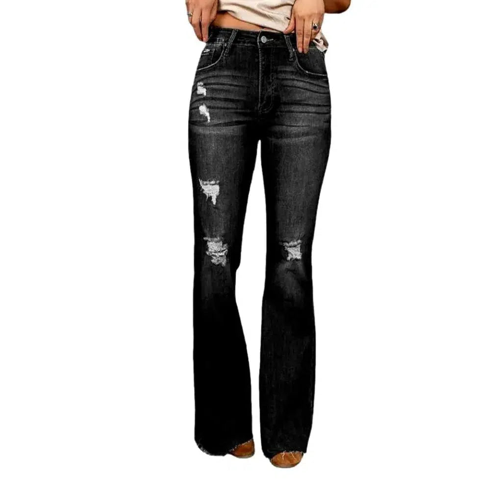 Distressed jeans
 for ladies