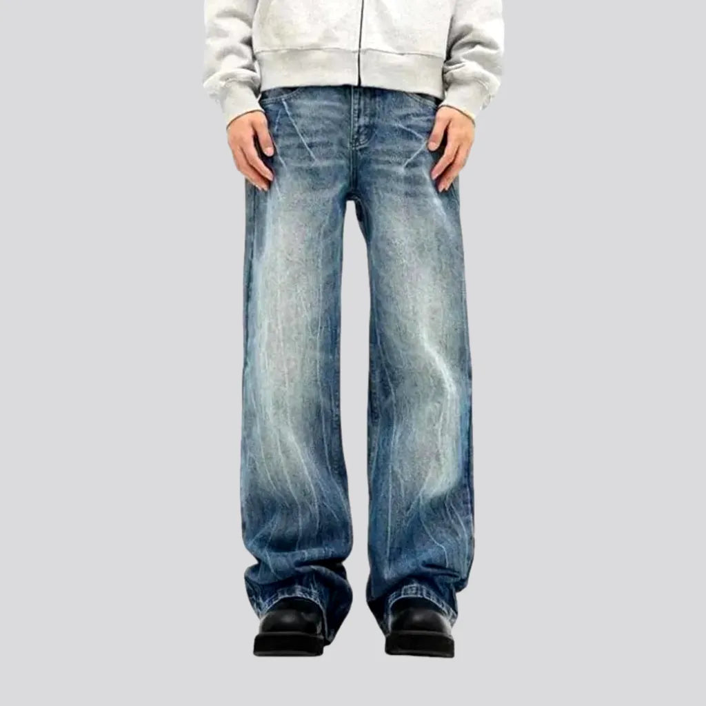 Distressed Light High Rise Men's Jeans | Jeans4you.shop