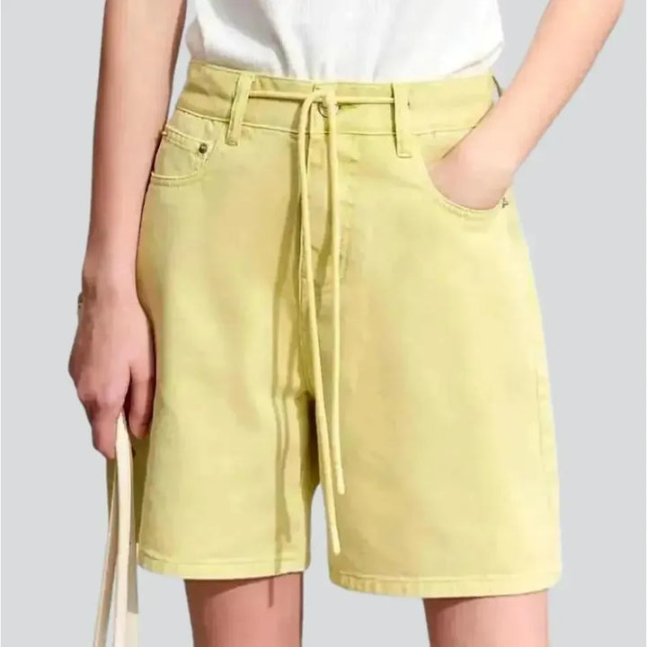 Chic denim shorts for women