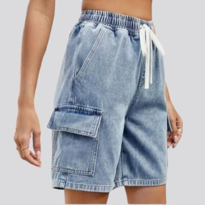 Fashion loose women's jeans shorts