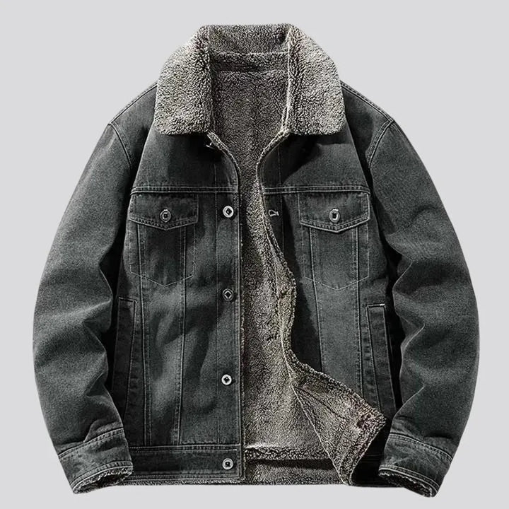 Classic men's denim jacket