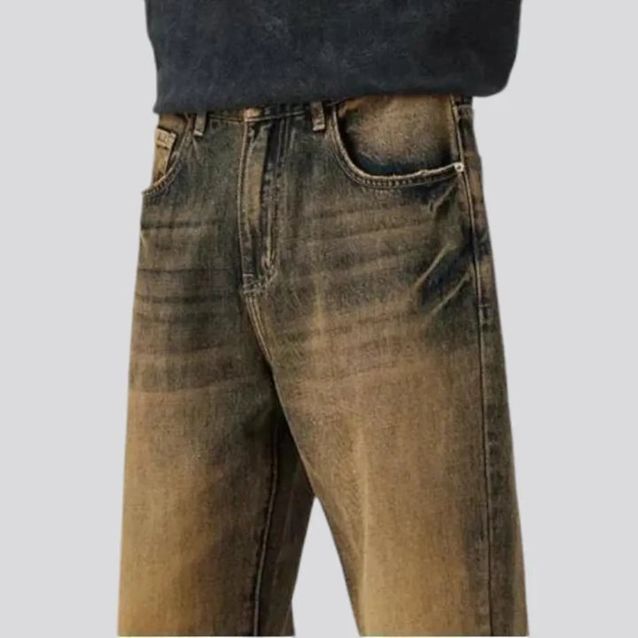 Slouchy fit jeans for men