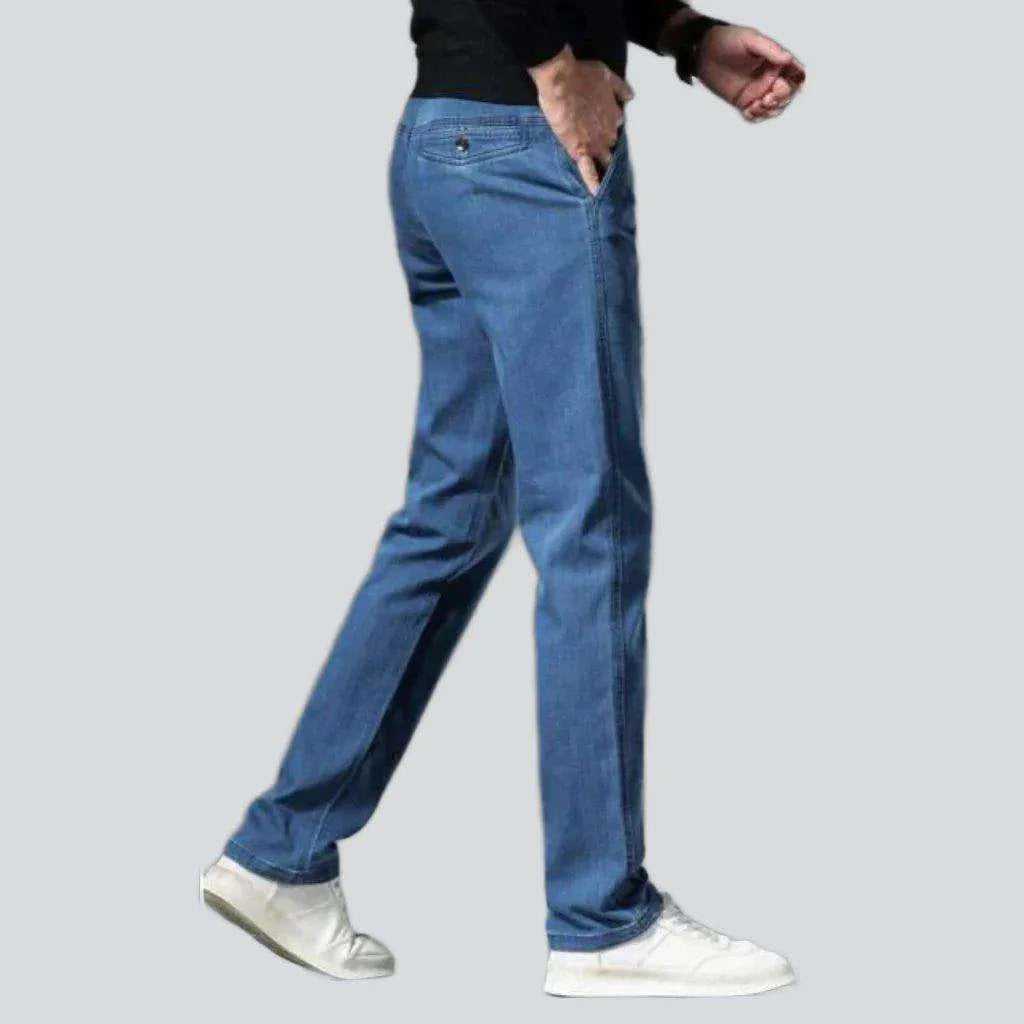 Slim stretch men's denim pants