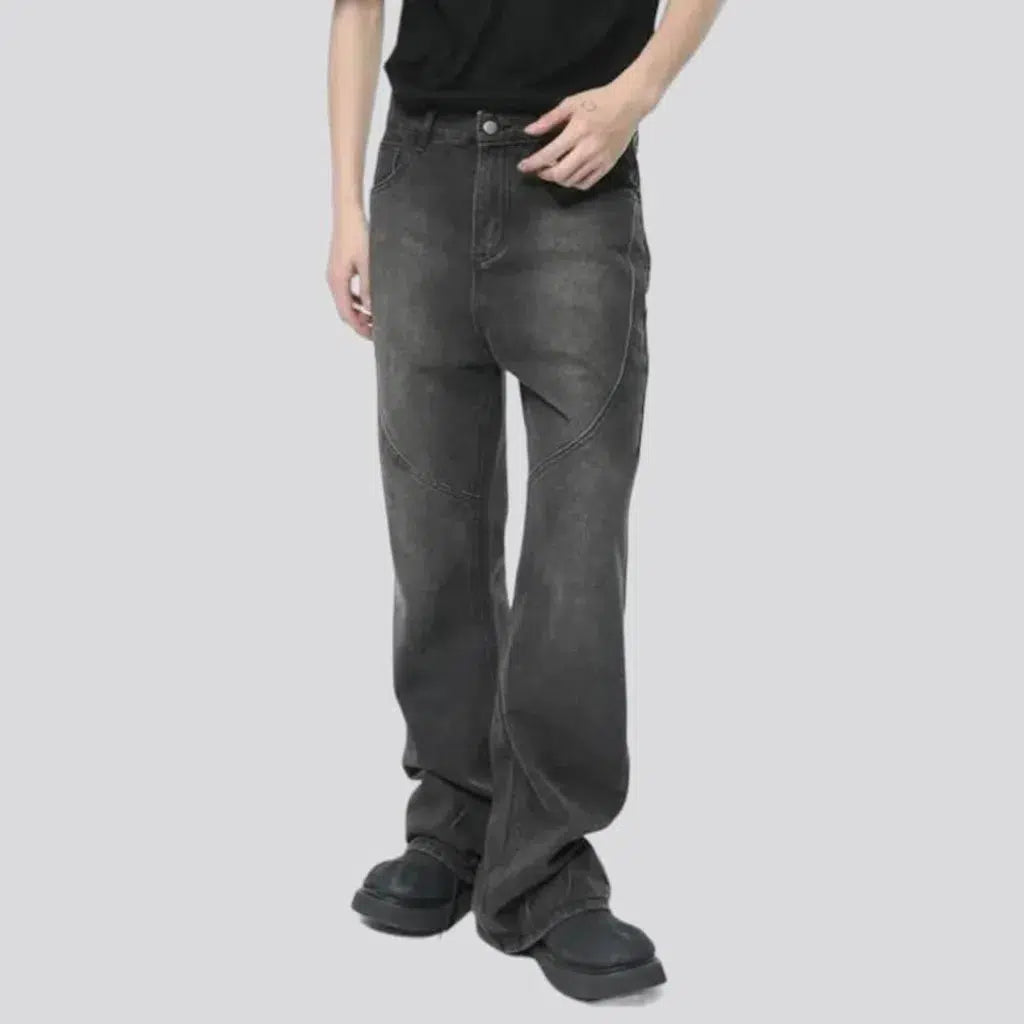 Round-front-seams fashion jeans | Jeans4you.shop