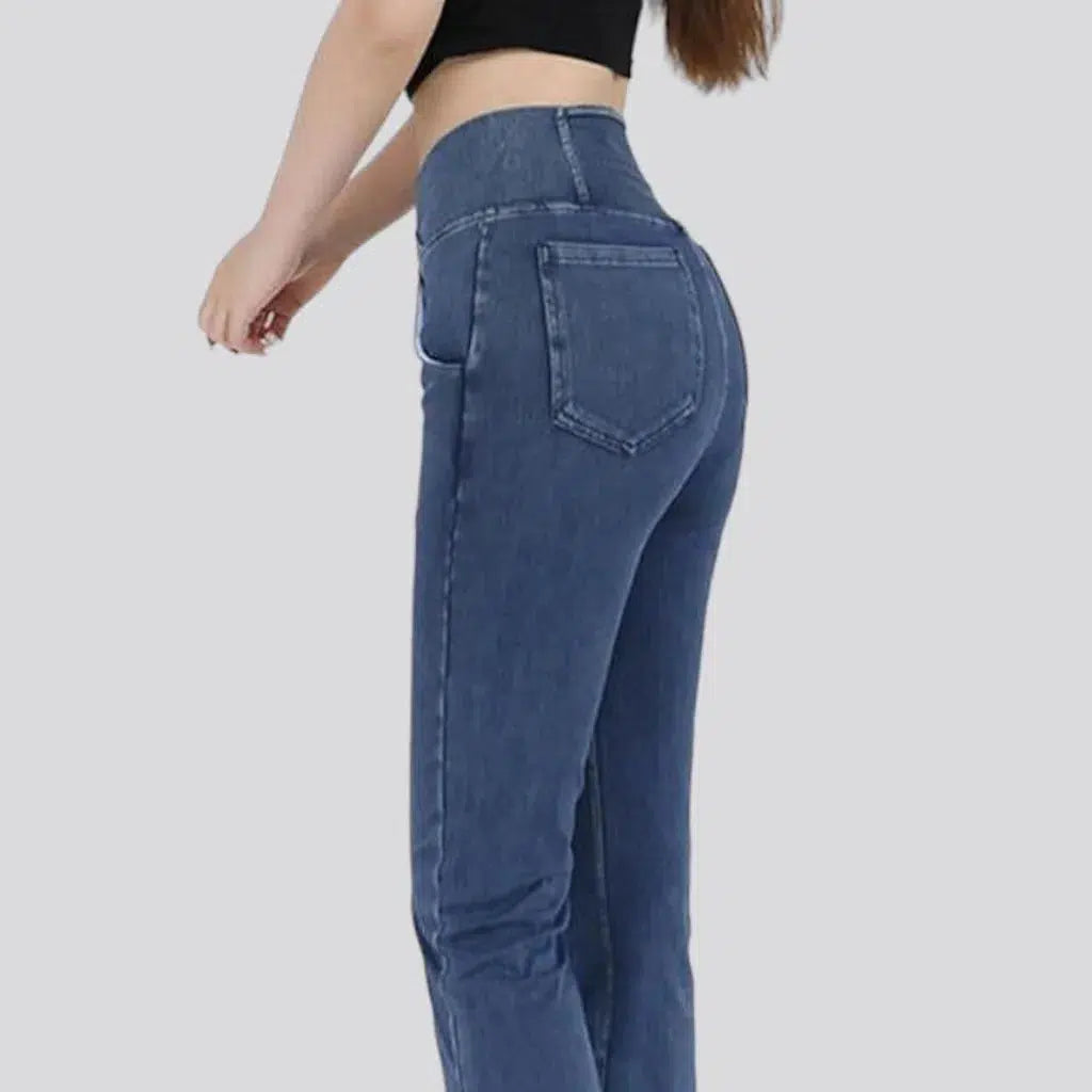 Street floor-length jeans
 for women