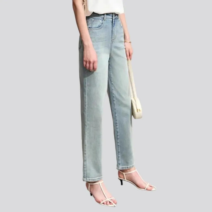 High-waist mom jeans
 for women