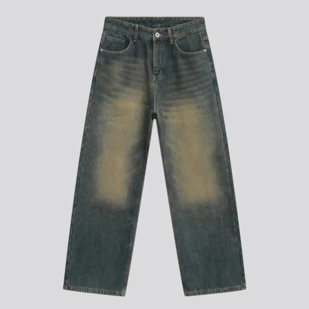 90s vintage style baggy jeans for men