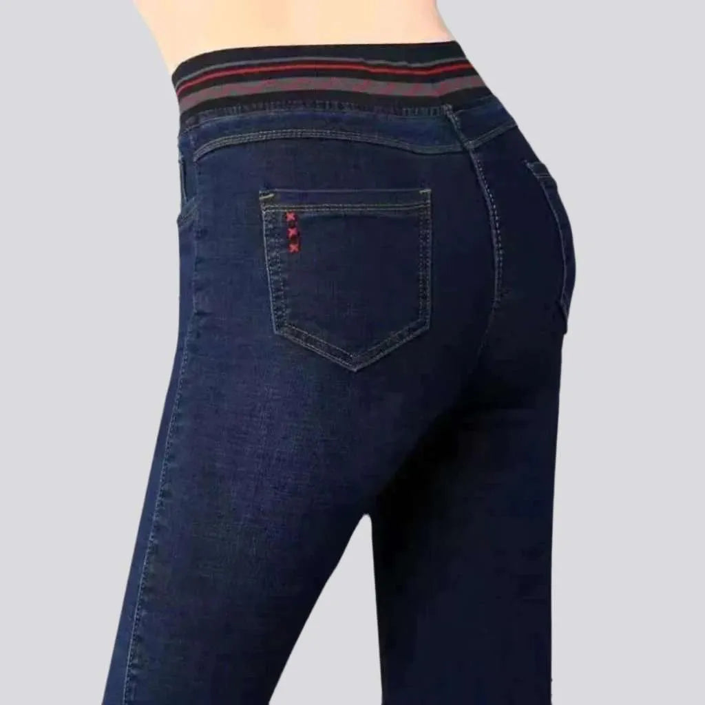 Stonewashed jeans
 for ladies