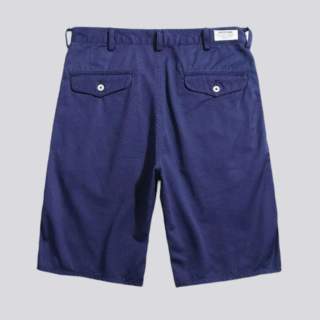 Color y2k men's denim shorts