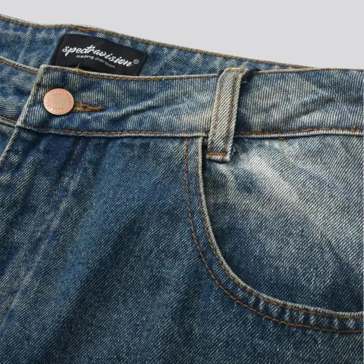 Wide fit men's jeans