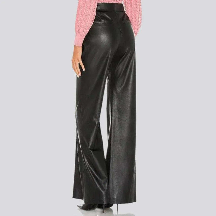 High-waist women's jean pants