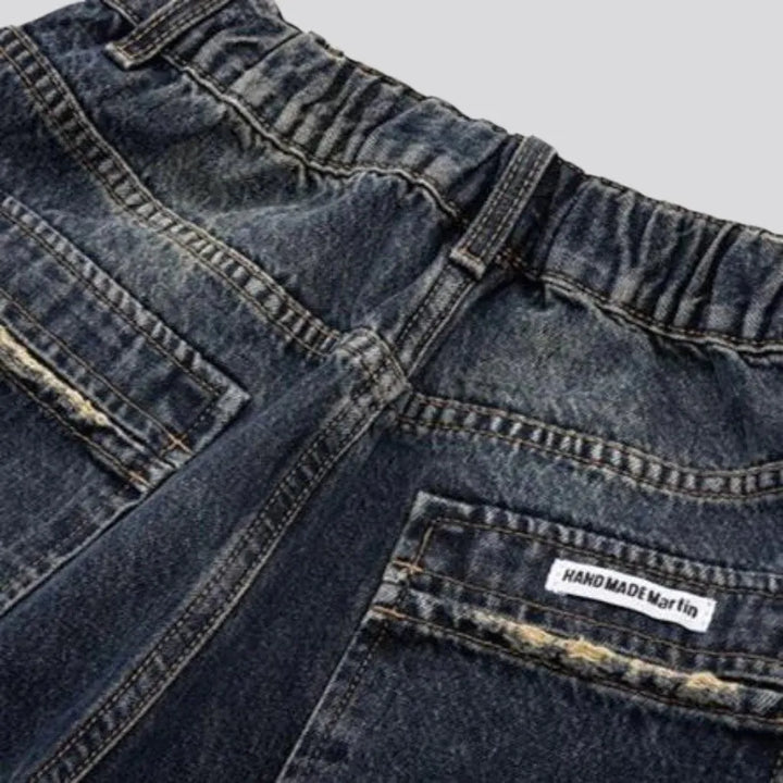 High-waist women's fashion jeans
