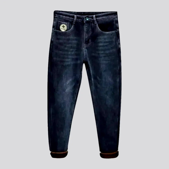 Elastic Insulated Mid Rise Tapered Men's Jeans | Jeans4you.shop