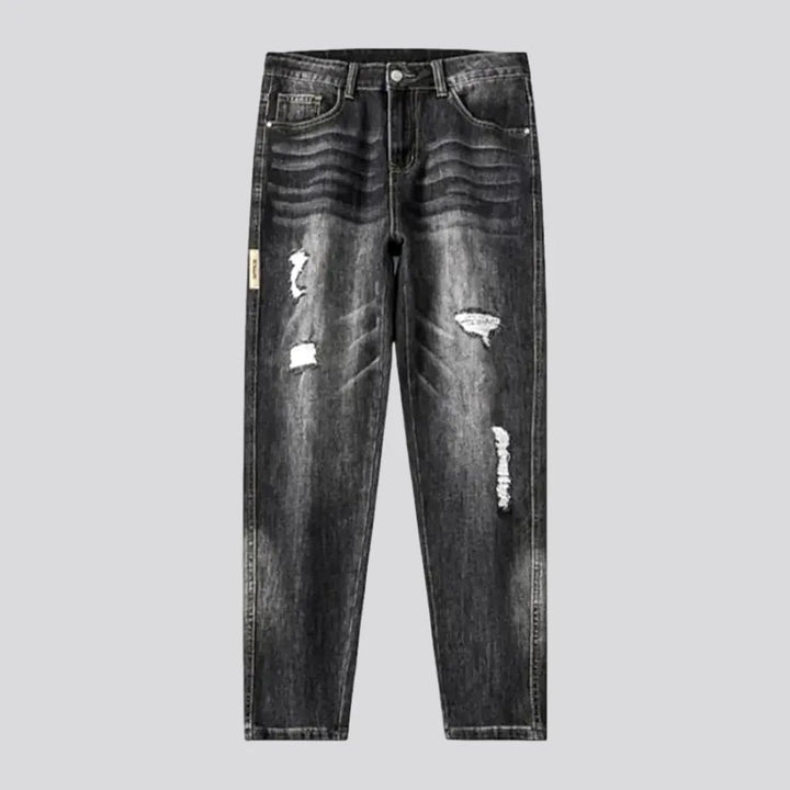 Elastic Mid-rise Men's Jeans | Jeans4you.shop