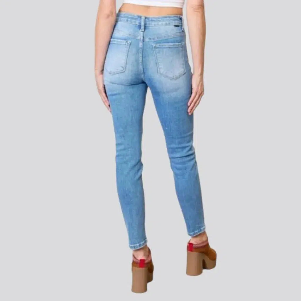 Casual women's skinny jeans
