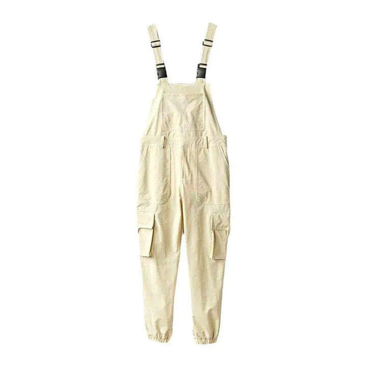 Fashion Denim Dungaree for Men - Sand