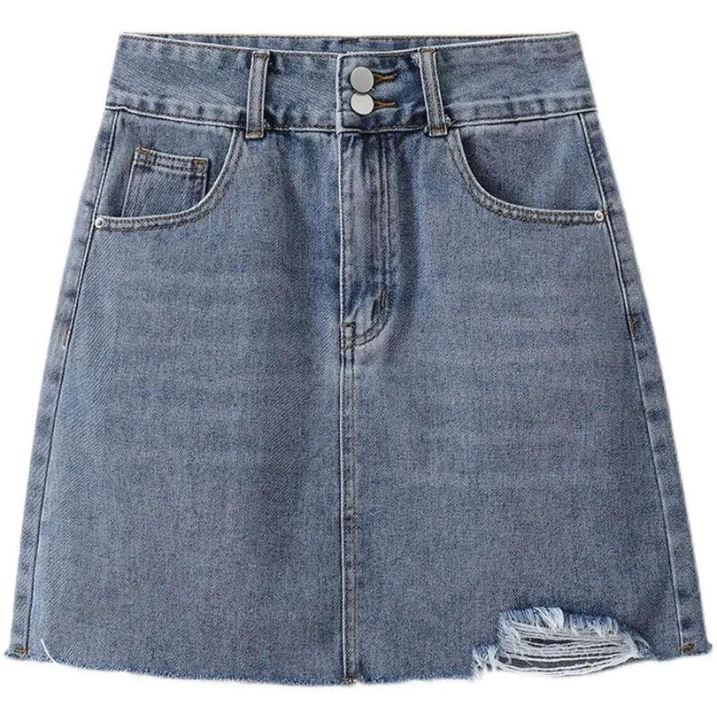 Fashion mini jeans skirt